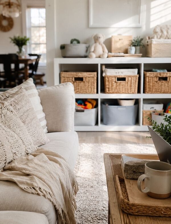 Cozy Home Organization Ideas That Reduce Daily Stress (A Busy Mom’s Guide to a Calmer Home)